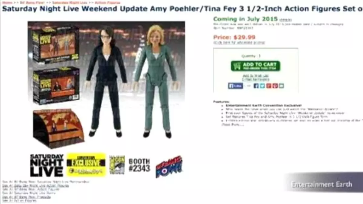 Tina Fey And Amy Poehler \'Weekend Update\' Action Figures Coming To Comic-Con