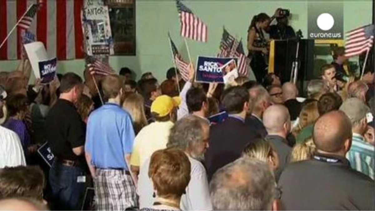 ABD\'de Cumhuriyetçi Parti\'den Rick Santorum Başkanlık Yarışına Katıldı