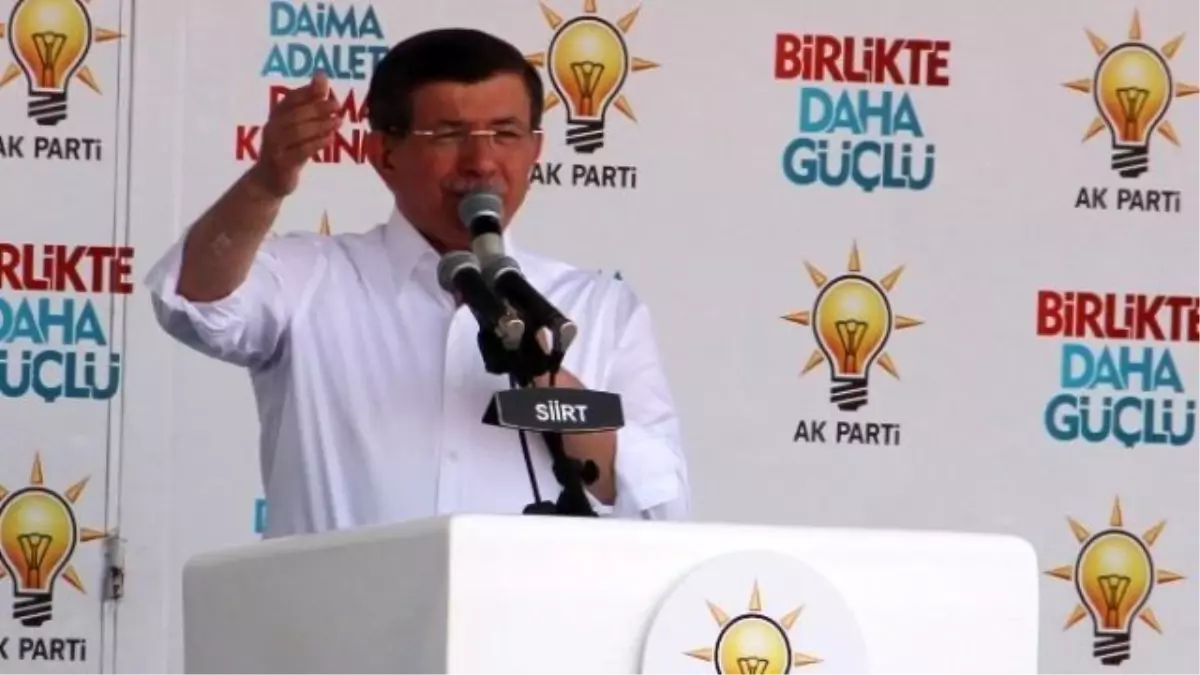 Davutoğlu: Pensilvanya\'ya Vuruyorsun, Ses Demirtaş\'tan Çıkıyor