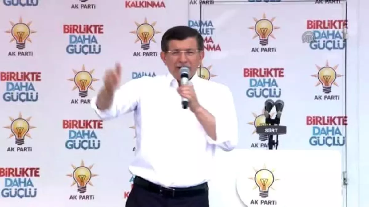 Davutoğlu: "Biz Şiddet Diline Karşı, Barış Dili Diyoruz"