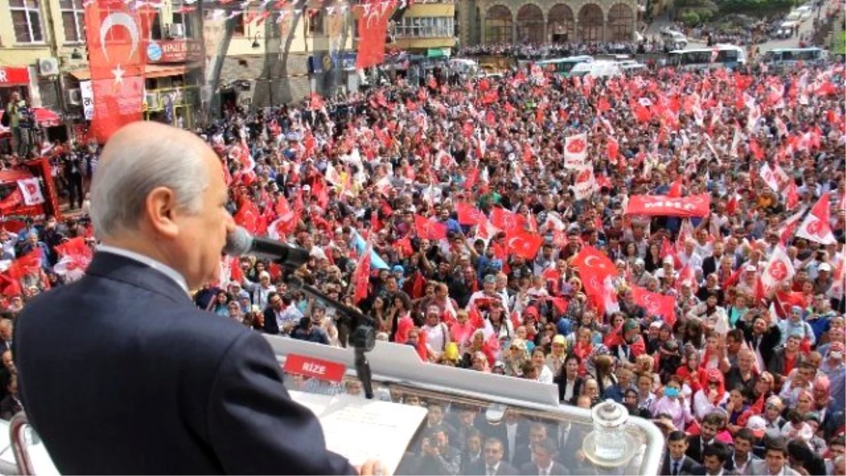 MHP 20 Yıl Sonra Rize\'de Miting Yaptı