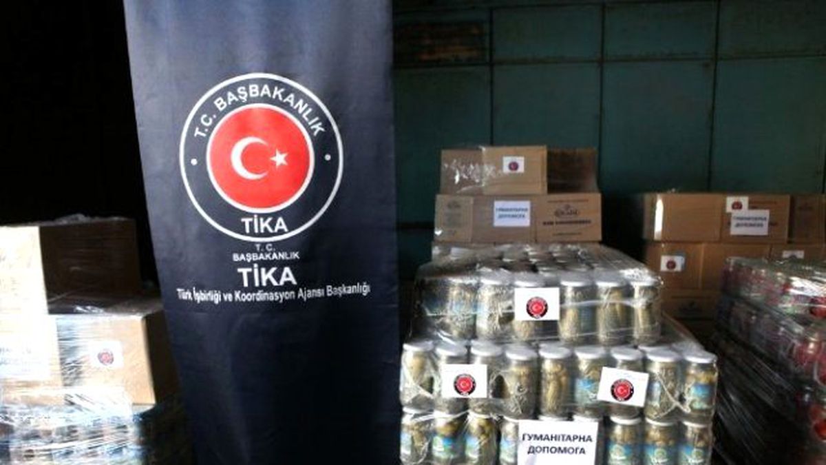 Tika\'dan Ukrayna\'ya 20 Tonluk İnsani Yardım