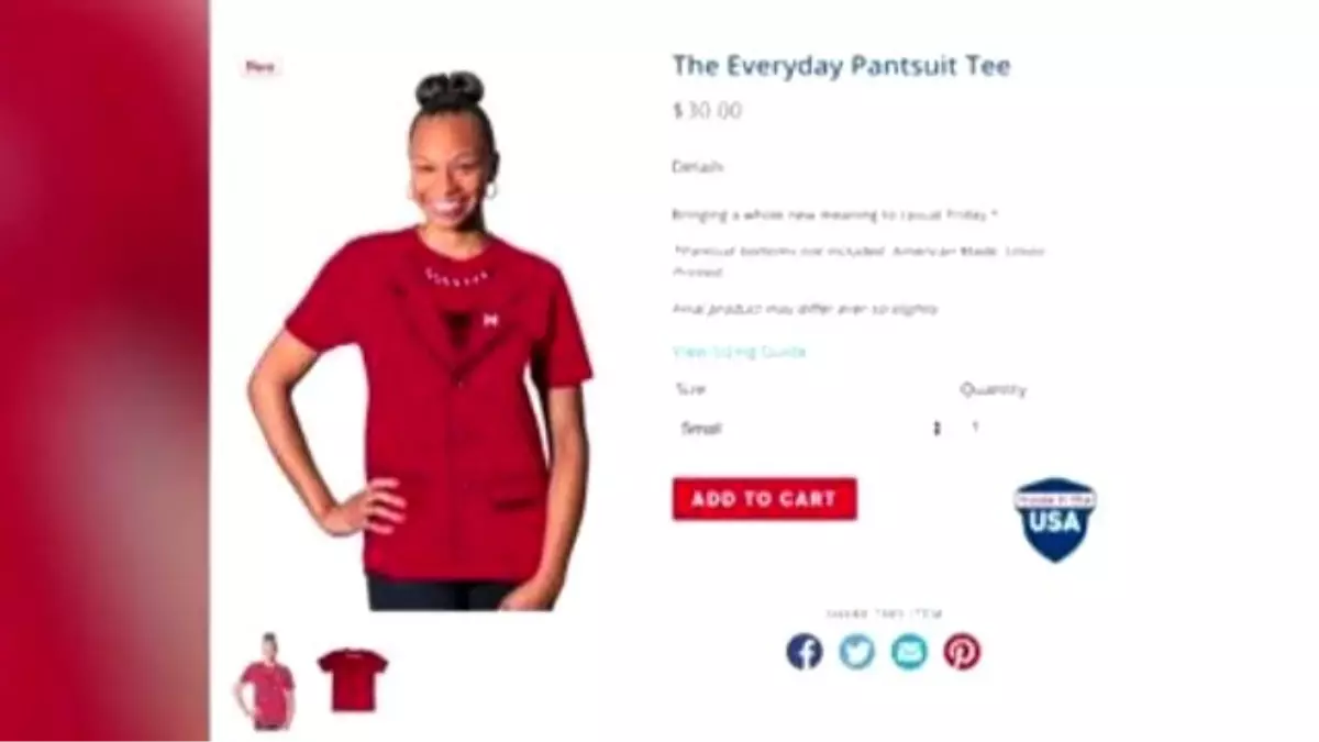 You Can Now Buy A Hillary Clinton Pantsuit T-shirt And More