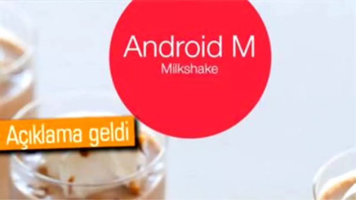 Android M\'in İsmi Milkshake mi Olacak?