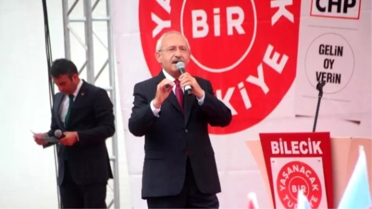 CHP Lideri Kılıçdaroğlu Bilecik\'te