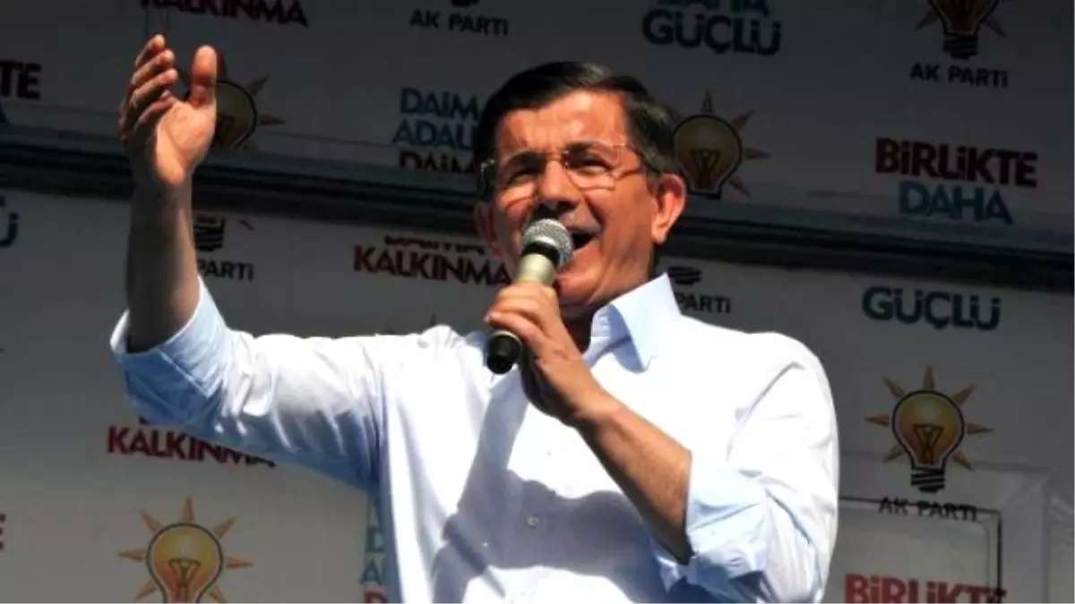 Davutoğlu: Hdp\'nin Baraj Sorunu Var, Kürtlerin Böyle Bir Sorunu Yok