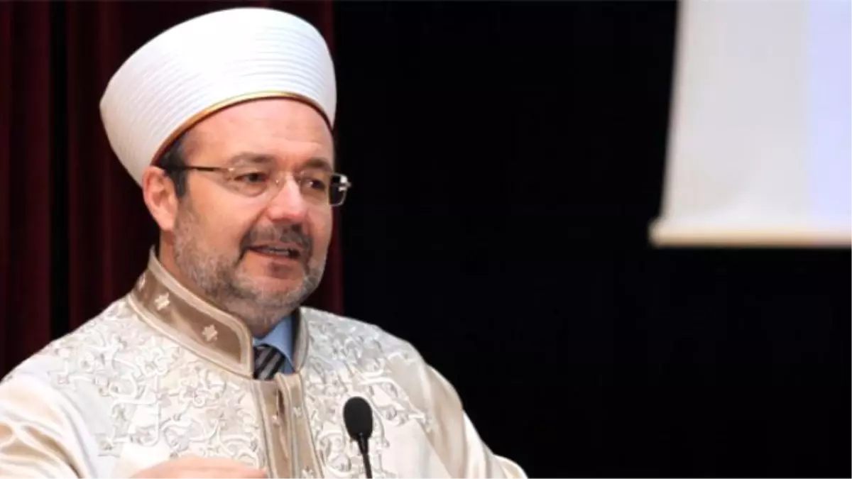 Diyanet İşleri Başkanı Görmez: İsraf Değil Haktır