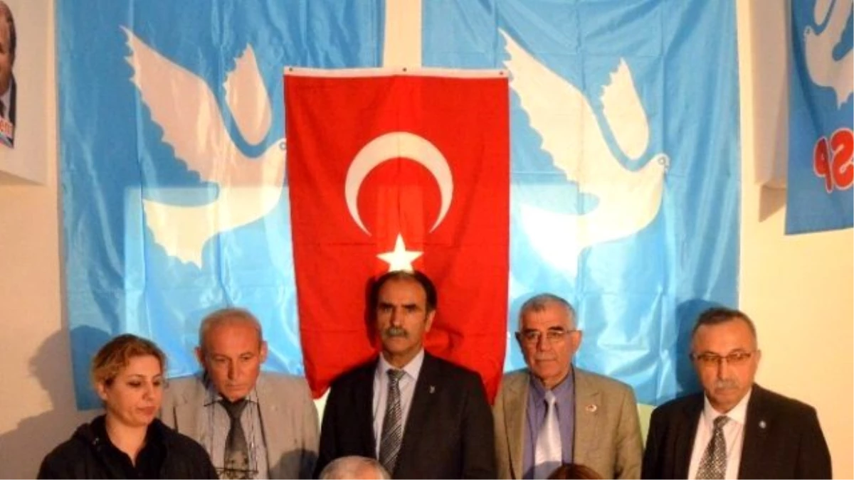 DSP Genel Bakanı Masum Türker Eskişehir\'de