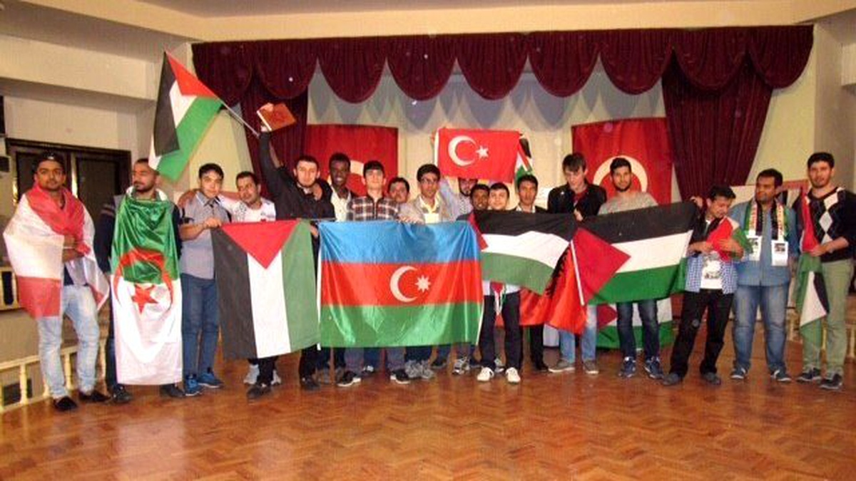 Filistinli Öğrenciler Çanakkale\'de Ülkelerini Tanıttı