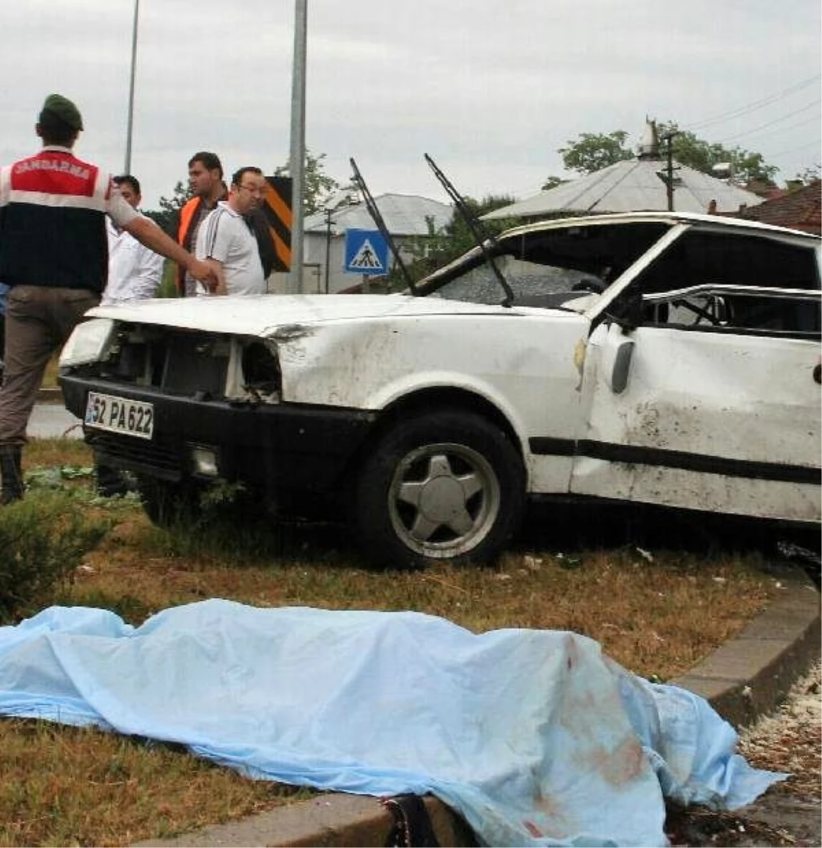 Samsun\'da Kaza: 1 Ölü, 4 Yaralı