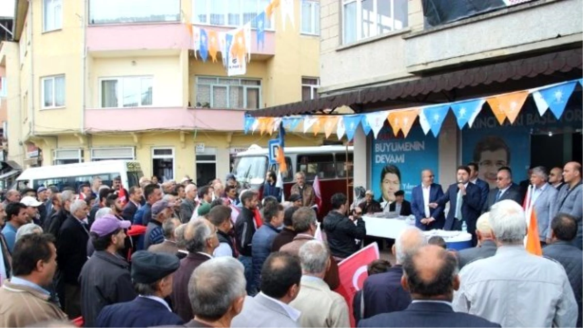 AK Parti Milletvekili Adayları Kurucaşile ve Avara\'da Halka Hitap Etti