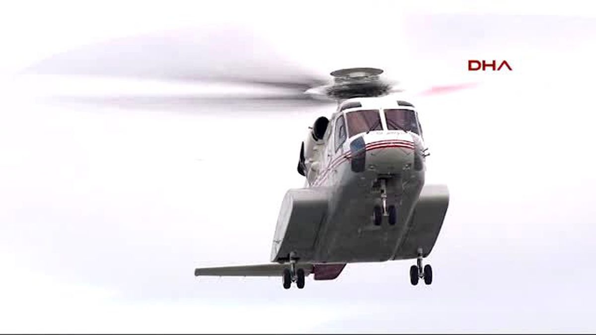 Erdoğan\'ın Helikopteri Son Anda İnmekten Vazgeçti