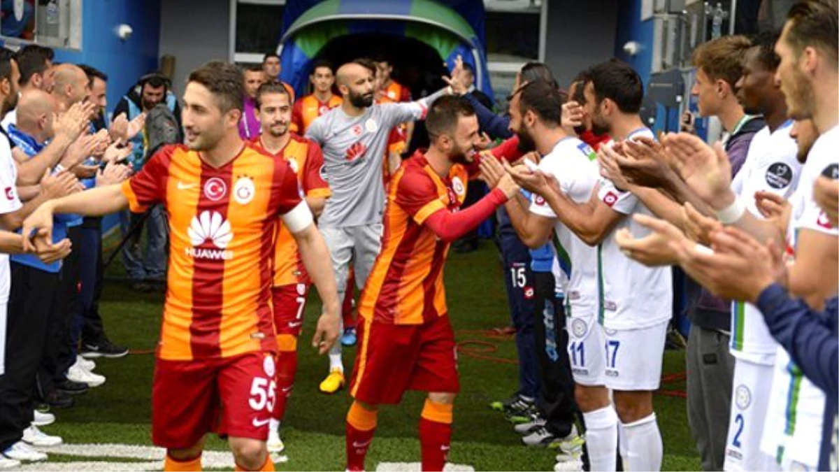 Galatasaray, Rizespor\'la 1-1 Berabere Kaldı