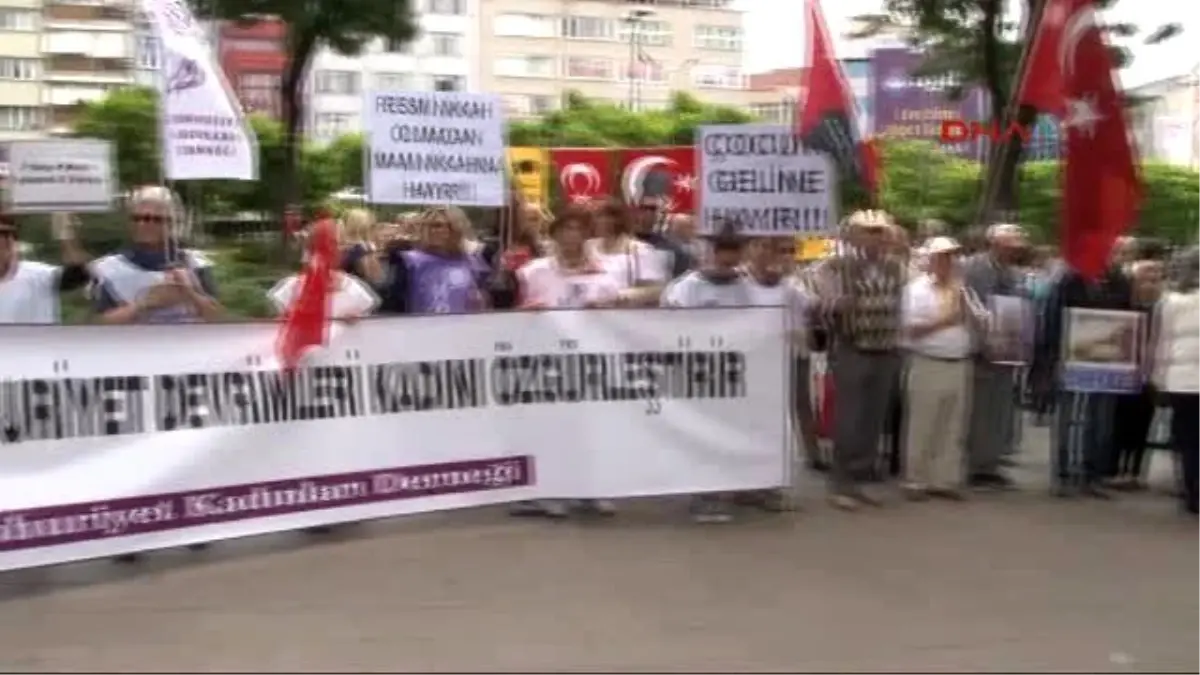 Kadın Kuruluşları Birliği\'nden Aym\'nin "İmam Nikahı" Kararına Protesto