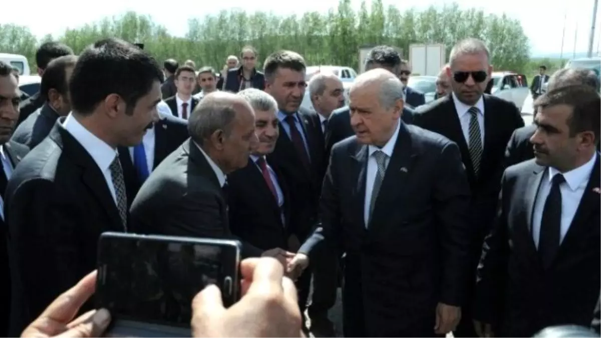 MHP Genel Başkanı Bahçeli Erzurum\'da