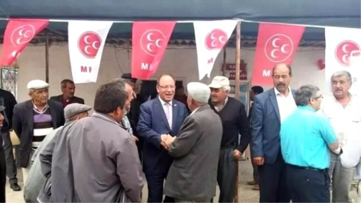 MHP\'li Aday Oprukçu Seçim Çalışmalarını Sürdürüyor