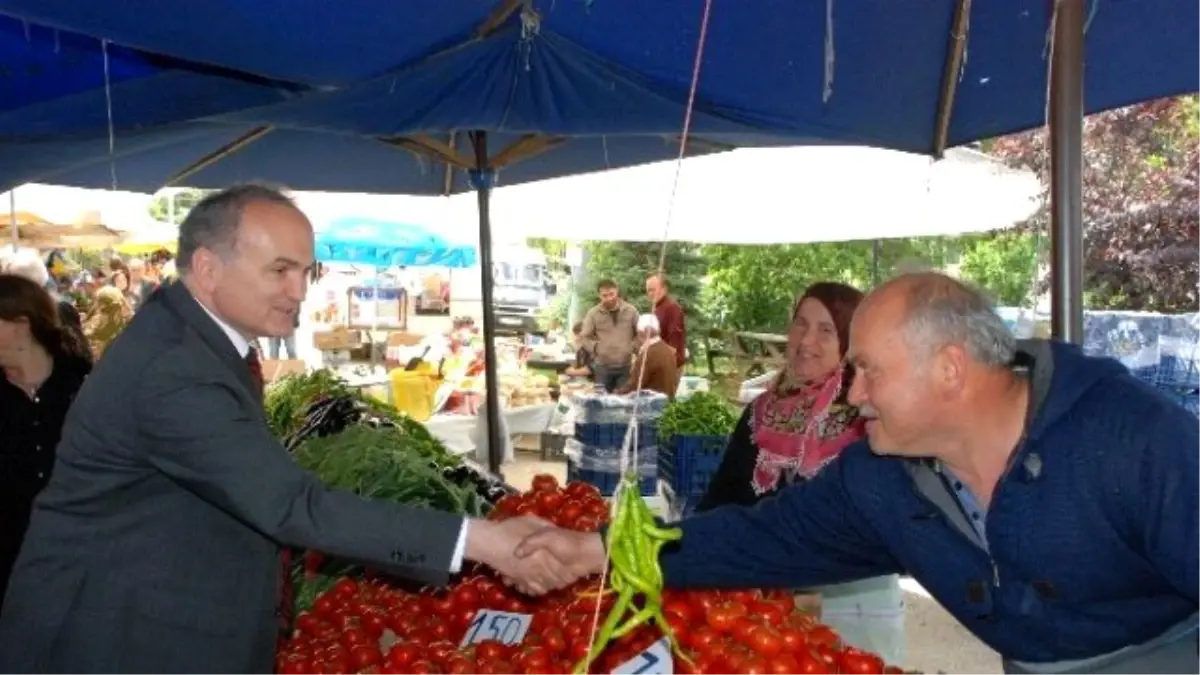 Milletvekili Adayları Konuralp\'te Sıkmadık El Bırakmadı