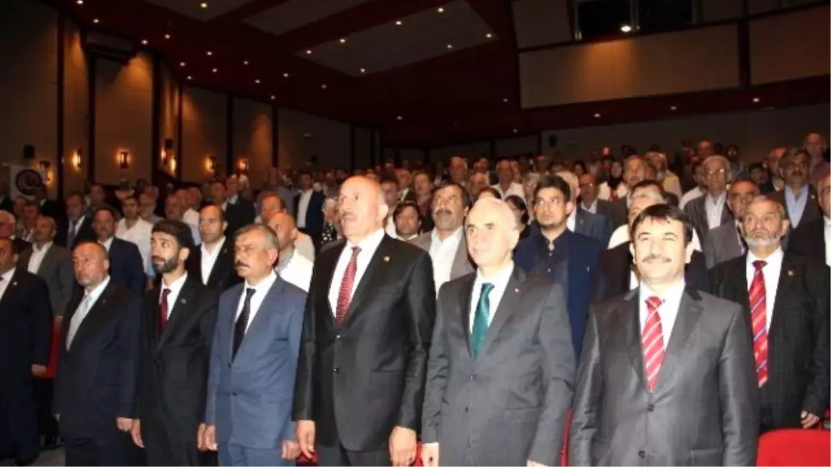 AK Parti Milletvekili Adayları, Muhtarlar Federasyonu Kongresi\'ne Katıldı