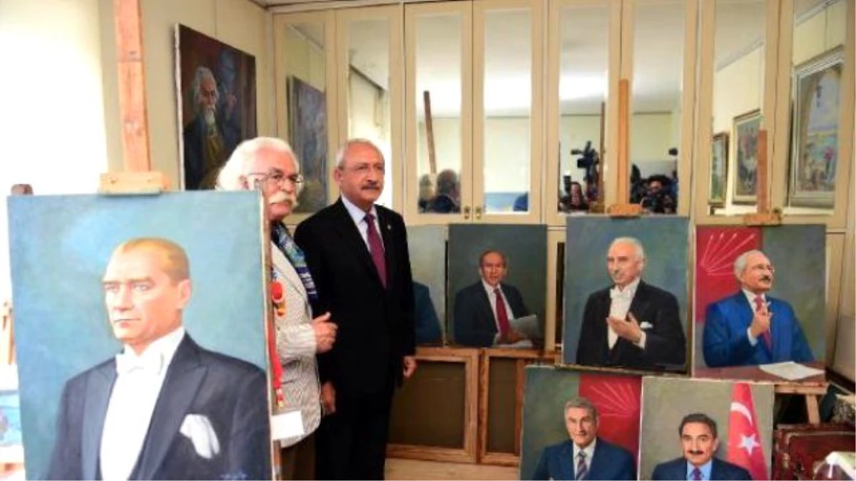 Kılıçdaroğlu\'ndan Ressam Yaşar Çallı\'nın Atölyesini Ziyaret