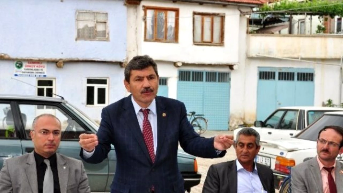 AK Parti Milletvekili Adayı Halil Ürün Köy Ziyaretlerini Sürdürüyor