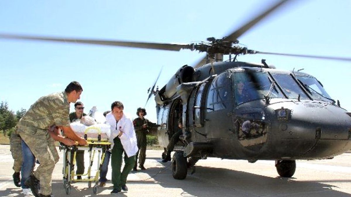 Askeri Helikopter Hayat Kurtardı