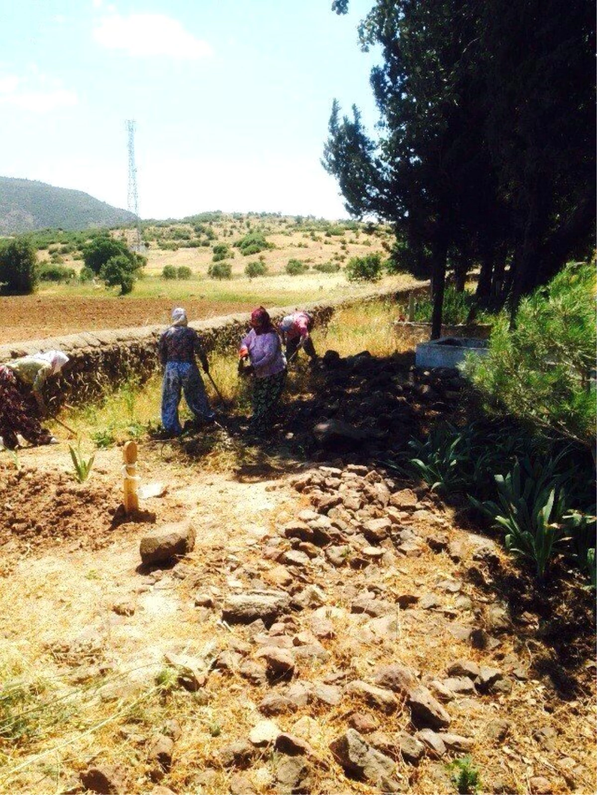 Ayvalık\'ta Mezarlıklarda Temizlik Çalışmaları Başlatıldı