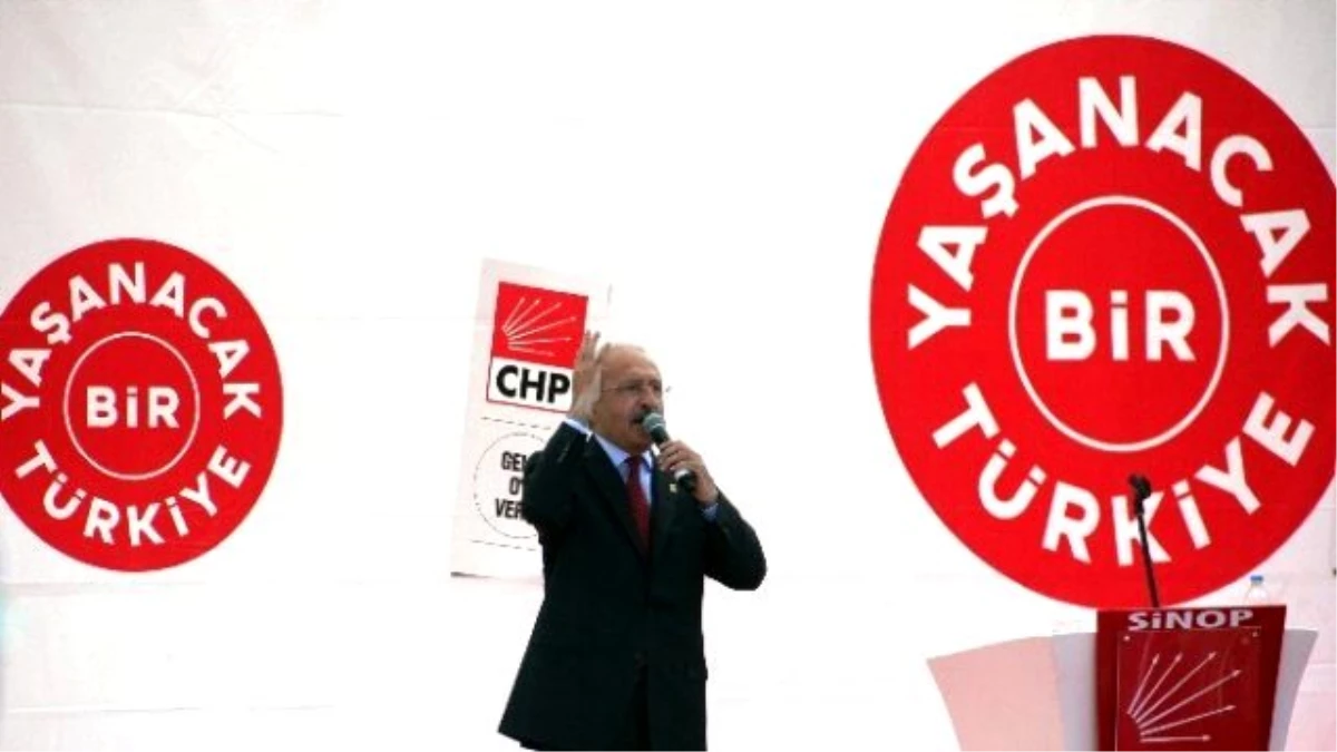 CHP Lideri Kemal Kılıçdaroğlu Sinop\'ta