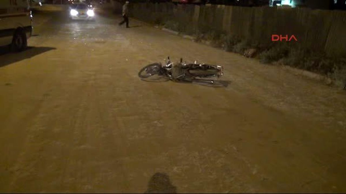 Devrilen Motosikletin Kasksız Sürücüsü Yaralandı