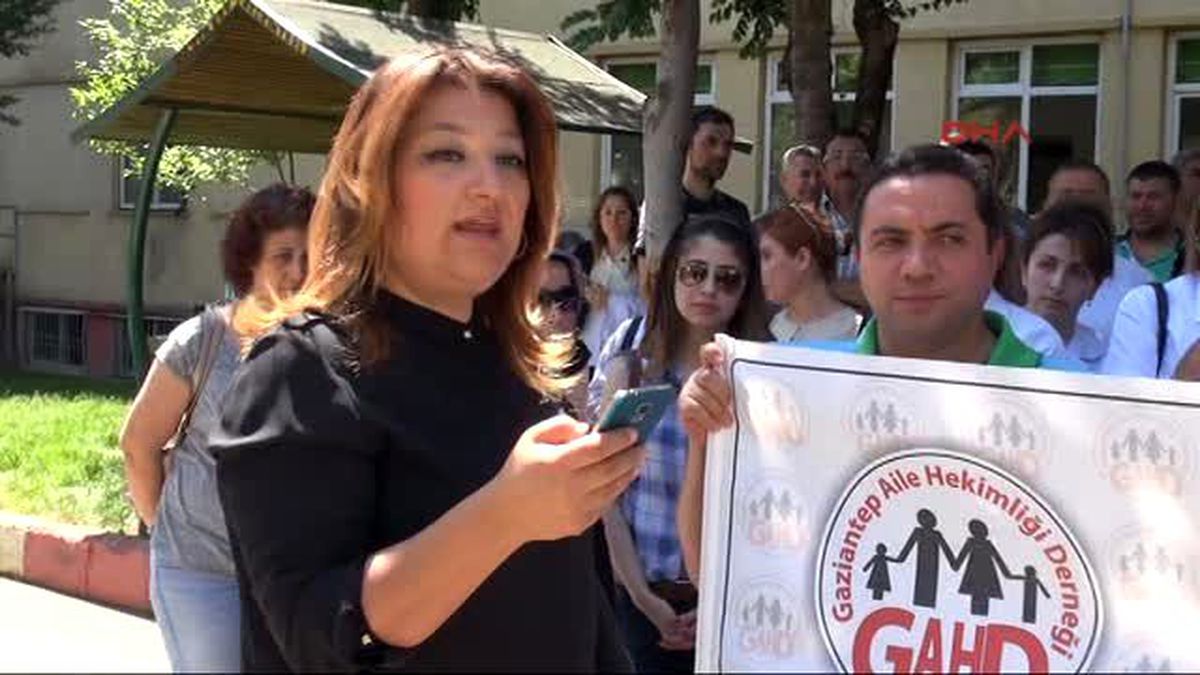 Gaziantep?te Sağlıkçılar İş Bıraktı