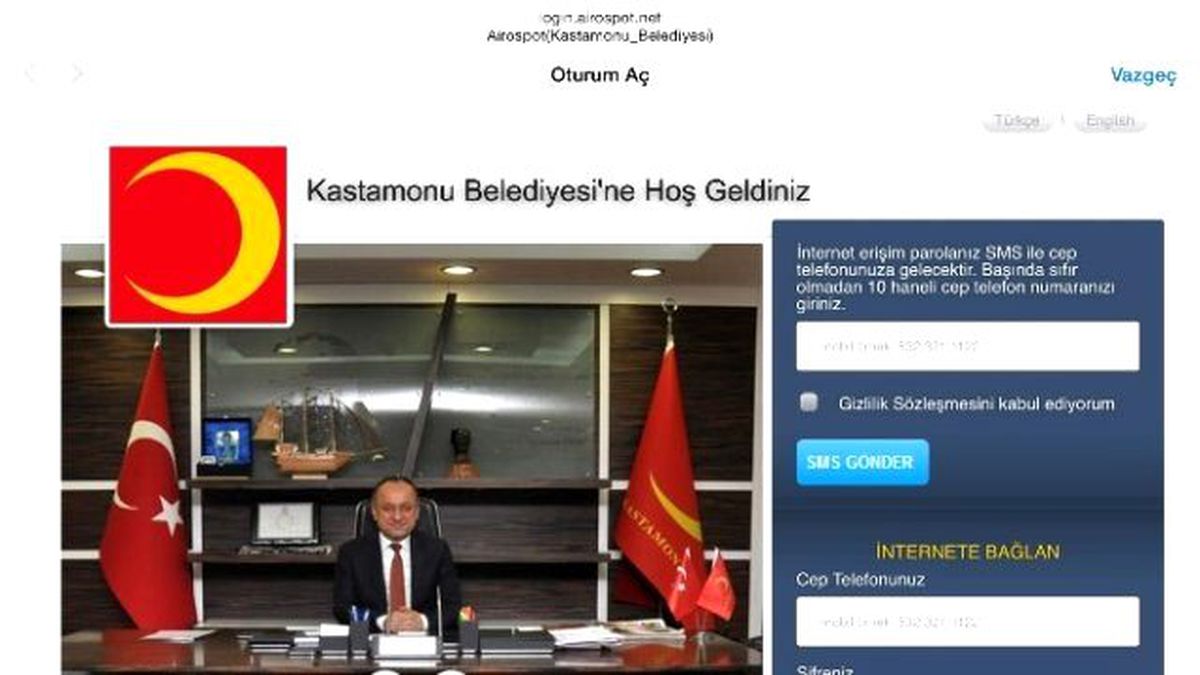 Kastamonu Belediyesinden Ücretsiz Kablosuz İnternet Hizmeti