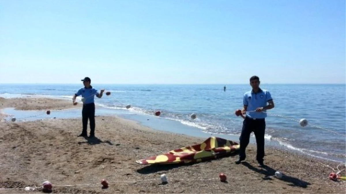 Mezitli Belediyesi Sahilde Güvenlik Önlemlerini Aldı