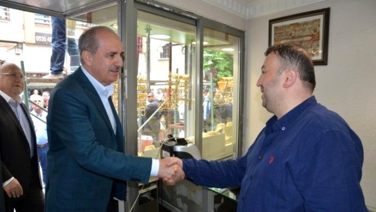 Numan Kurtulmuş, Fatsa\'da Esnafı Ziyaret Etti