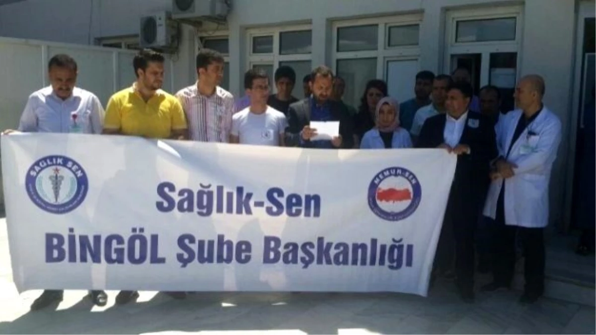 Samsun\'daki Doktor Cinayeti Bingöl\'de Protesto Edildi