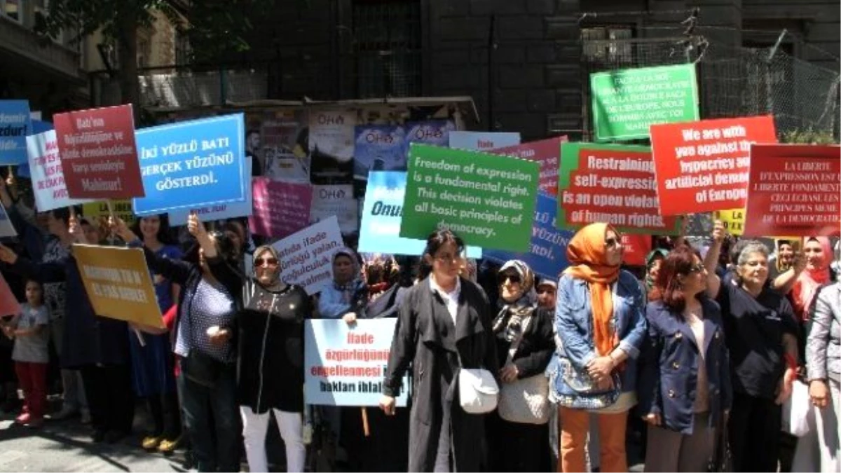 Sümeyye Erdoğan, Belçika Protestosuna Katıldı