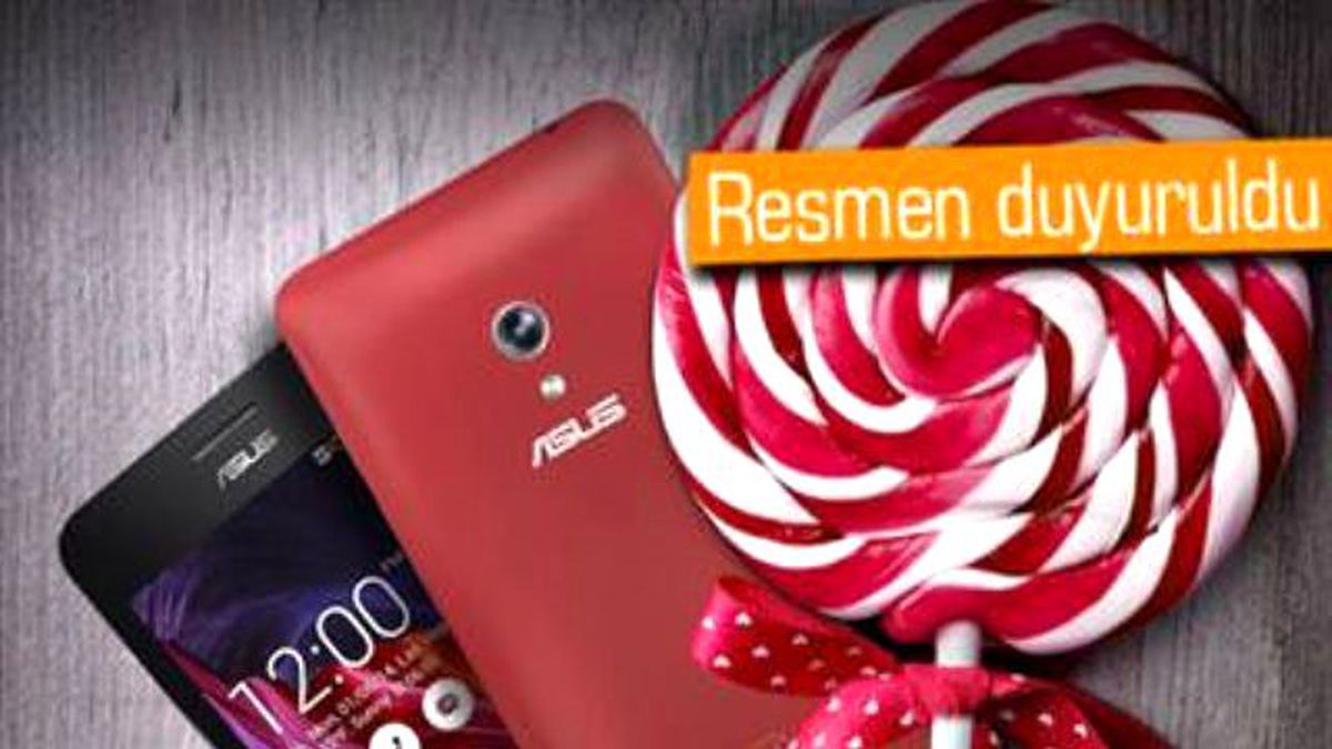 Zenfone Telefonlara Lollipop Geldi