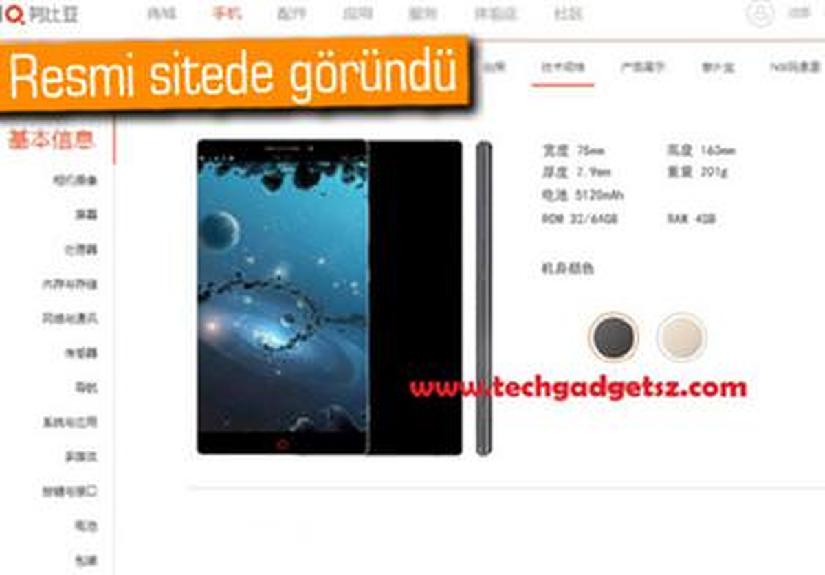 Zte Nubia X8 Sızdı: Çerçevesiz Ekran, 4 Gb Ram ve 5120mah Pil!