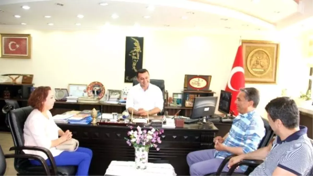 Başkan Uysal, Alanya Belediyesini Ziyaret Etti