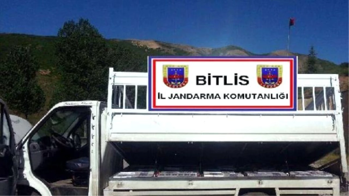 Bitlis\'te 25 Bin 500 Paket Sigara Ele Geçirildi