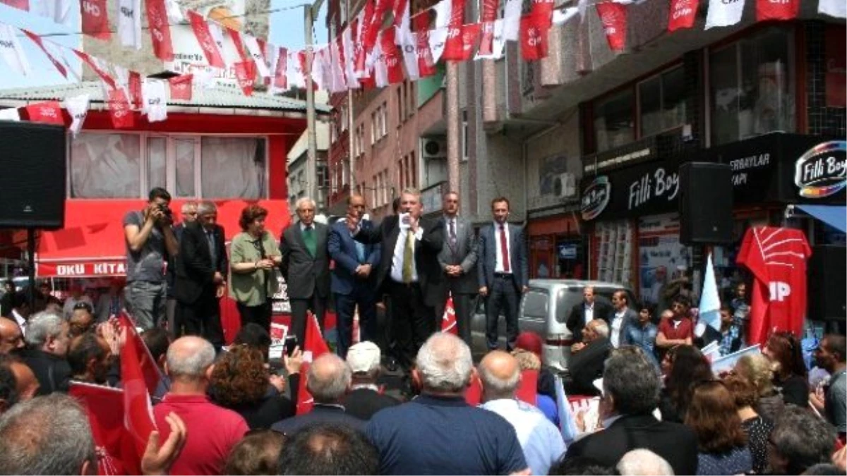 CHP Trabzon\'da İlçe Mitinglerine Devam Ediyor