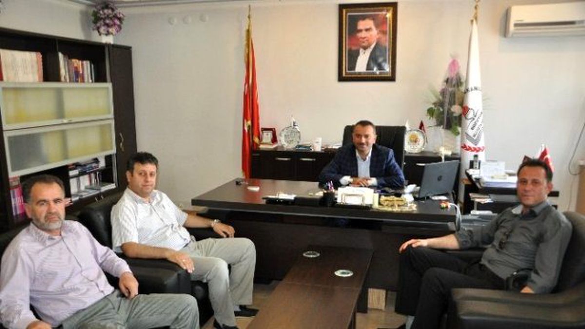 Eğitim Bir Sen\'den İlçe Milli Eğitim Müdürü Gümüş\'e Destek Ziyareti