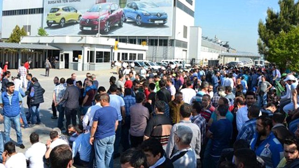 Otomotiv İhracatına \'Grev\' Freni
