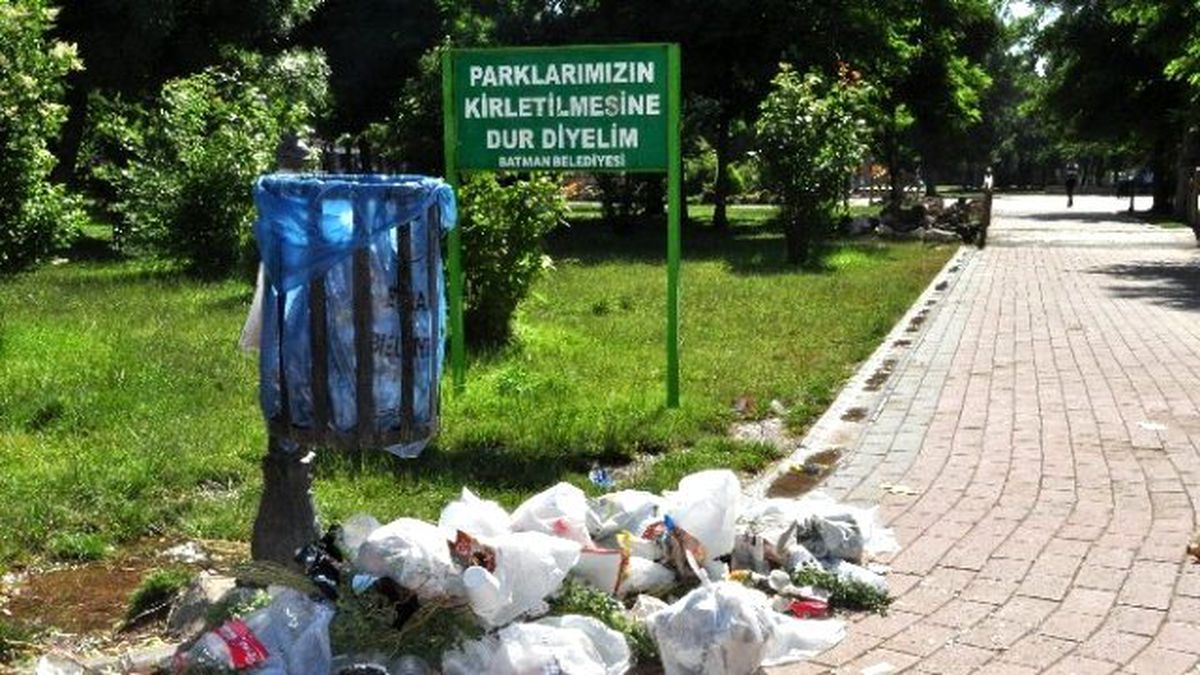 Park ve Bahçelere Asılan Levhalar Dikkate Alınmıyor