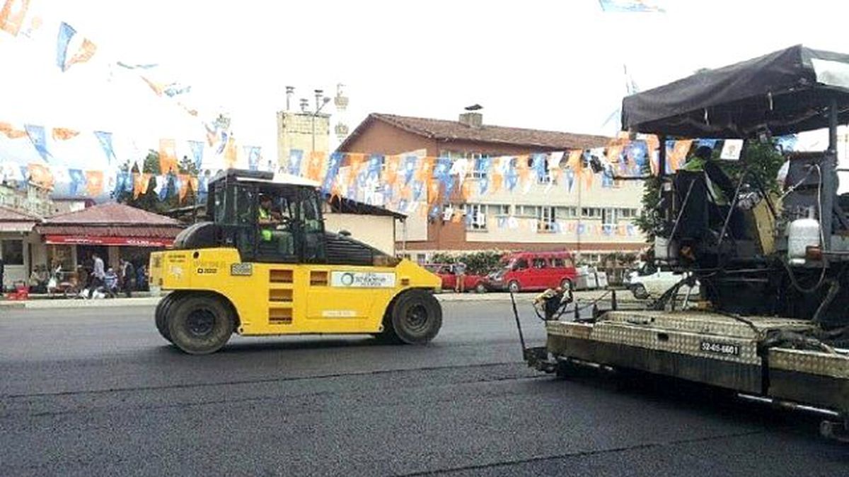 Altınordu\'da Asfalt Çalışmaları