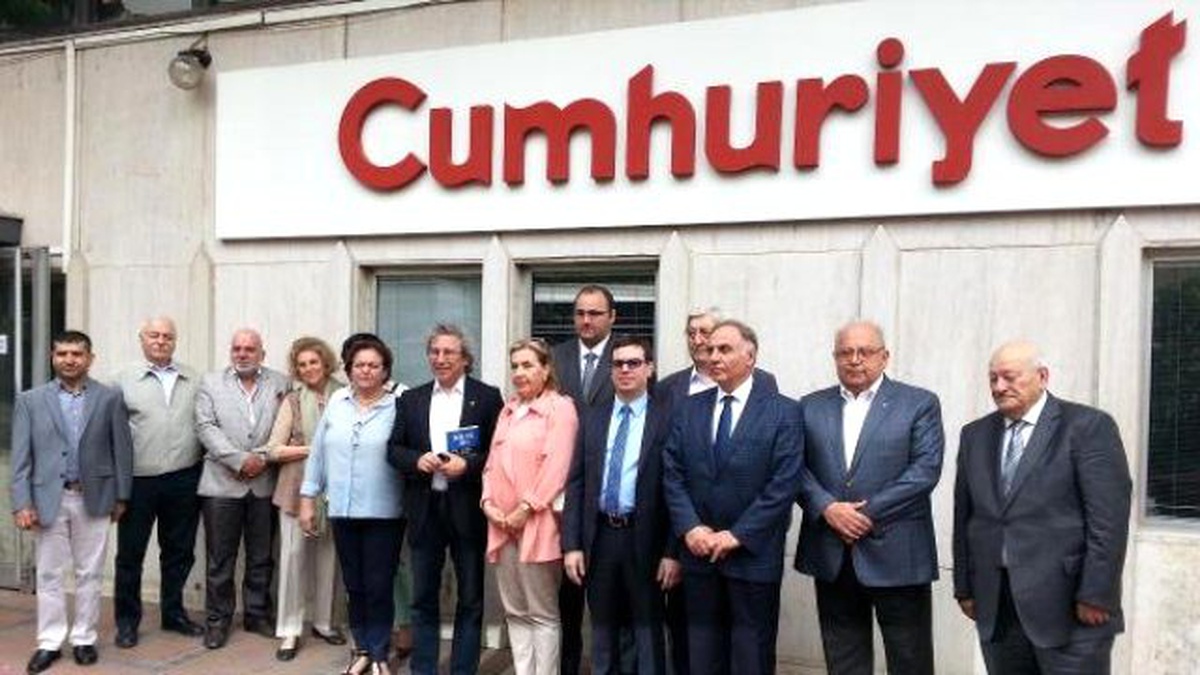 Basın Konseyi\'nden Cumhuriyet\'e Destek Ziyareti
