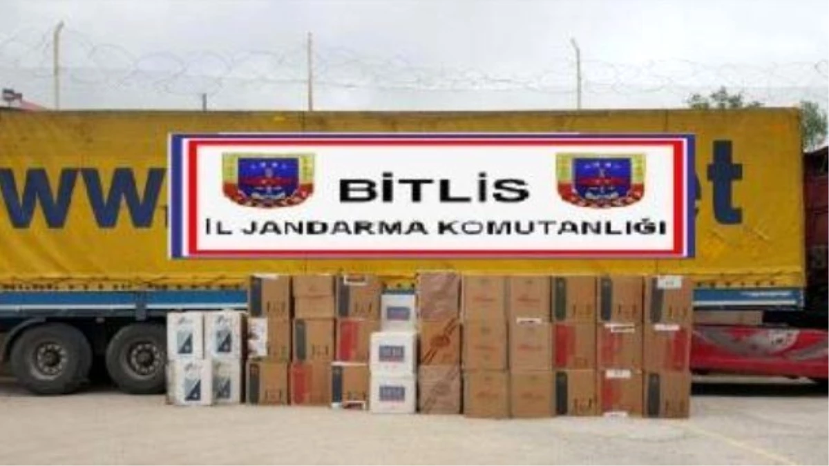 Bitlis\'te 116 Bin 500 Paket Kaçak Sigara Ele Geçirildi