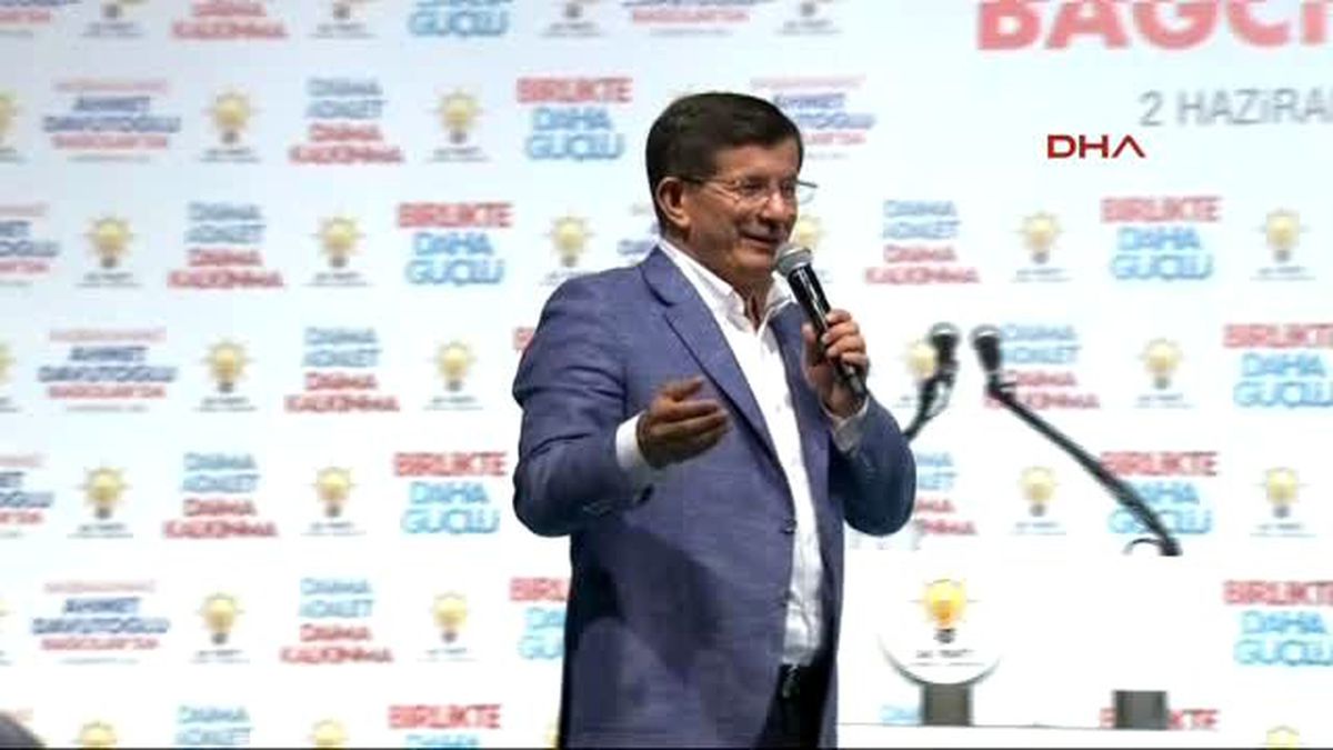 Davutoğlu Bağcılar\'da Konuştu4