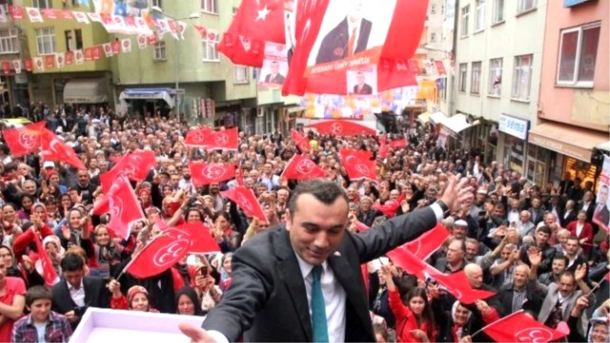 MHP Trabzon Milletvekili Adayı Yavuz Aydın Şalpazarı\'nda Konuştu