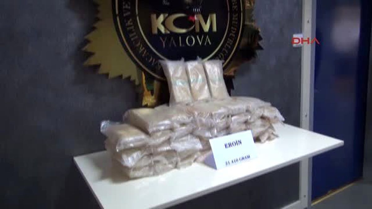 Yalova? da 21 Kilo Eroin Ele Geçirildi
