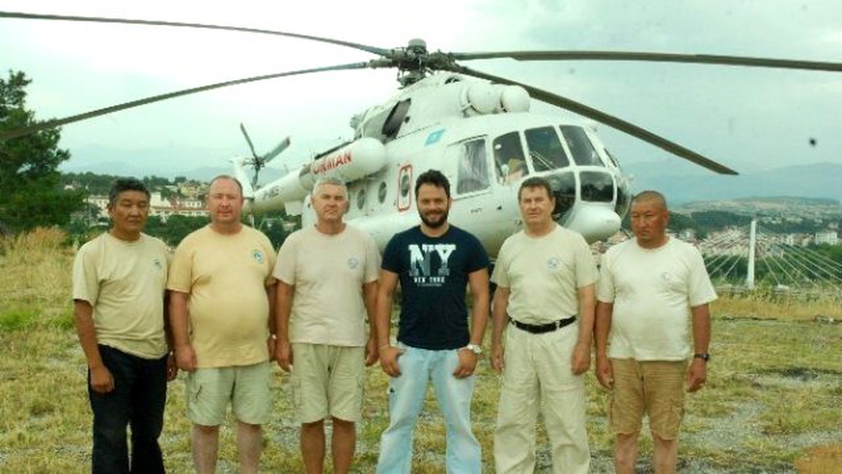 Yangın Helikopteri Türkbeleni\'ne Geldi
