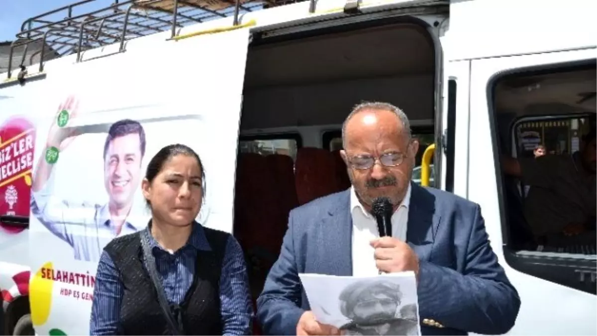 Bingöl\'de Hdp Aracına Yapılan Saldırıya Kınama